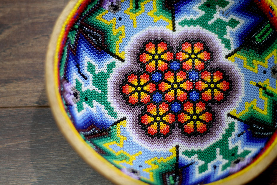 Yarn Painting Close-Up
