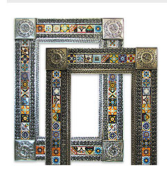 Tin and Tile Mirrors