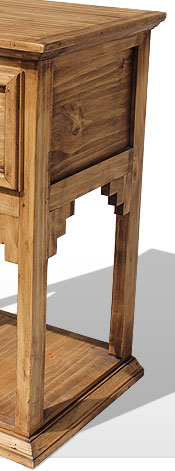 Rustic Pine Collection - New Mexico Nightstand