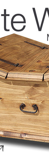 Rustic Pine Furniture - Trunk Coffee Table