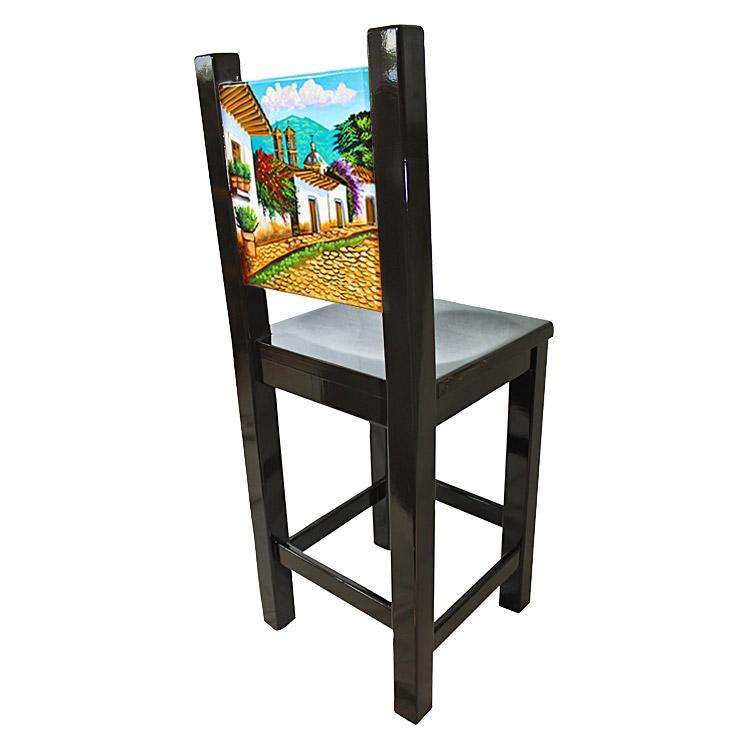 La Candona Collection Painted Pueblo Bar Stool LCC100BS