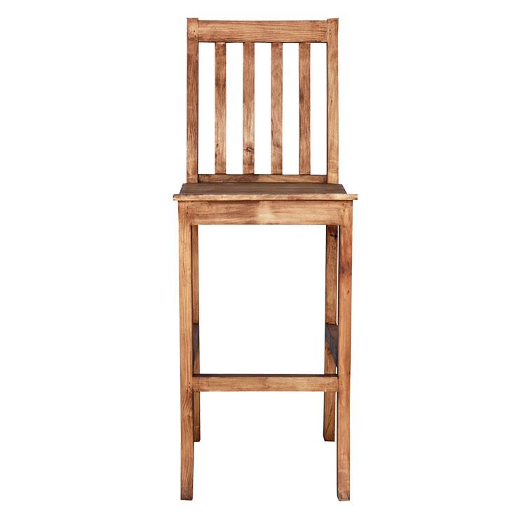 Rustic Pine Collection Tall Keko Bar Stool BAN31