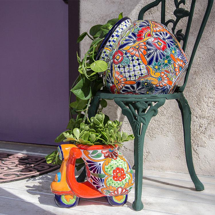 Talavera Planters Collection Talavera Sideways Planter TP335