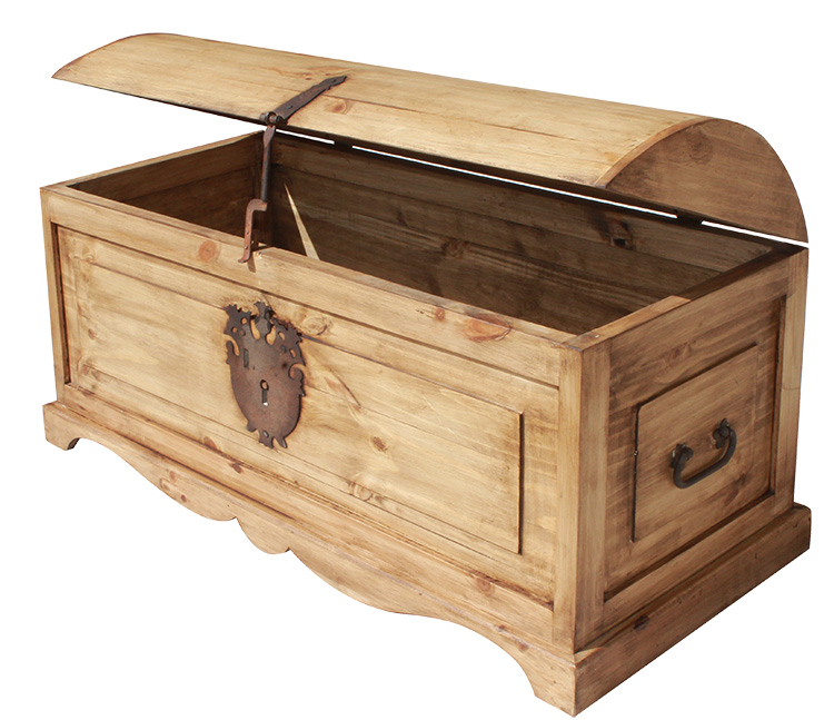 Rustic Pine Collection Round Top Trunk ARC12