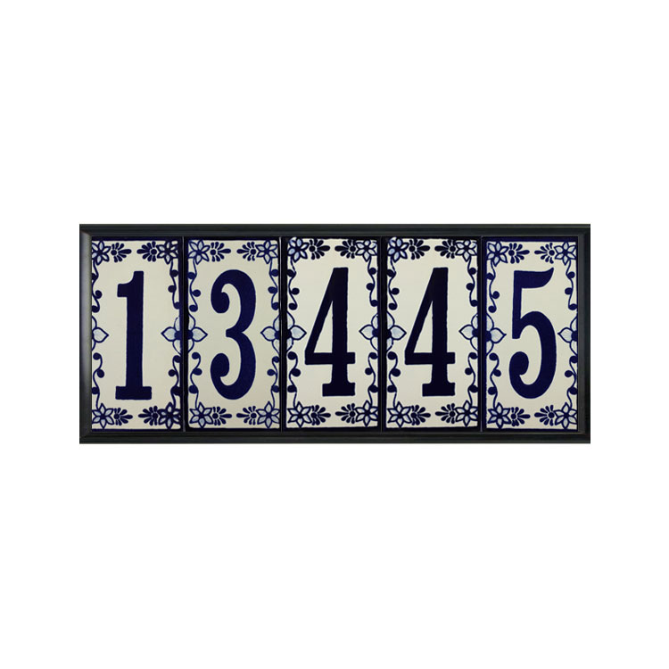 Decorative Tile Collection Aluminum HouseNumber Frame HDNF
