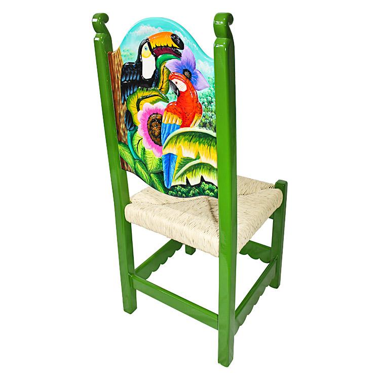 La Candona Collection Carved Birds Chair LCC030
