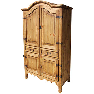 Create Storage Space with Rustic Pine Furniture