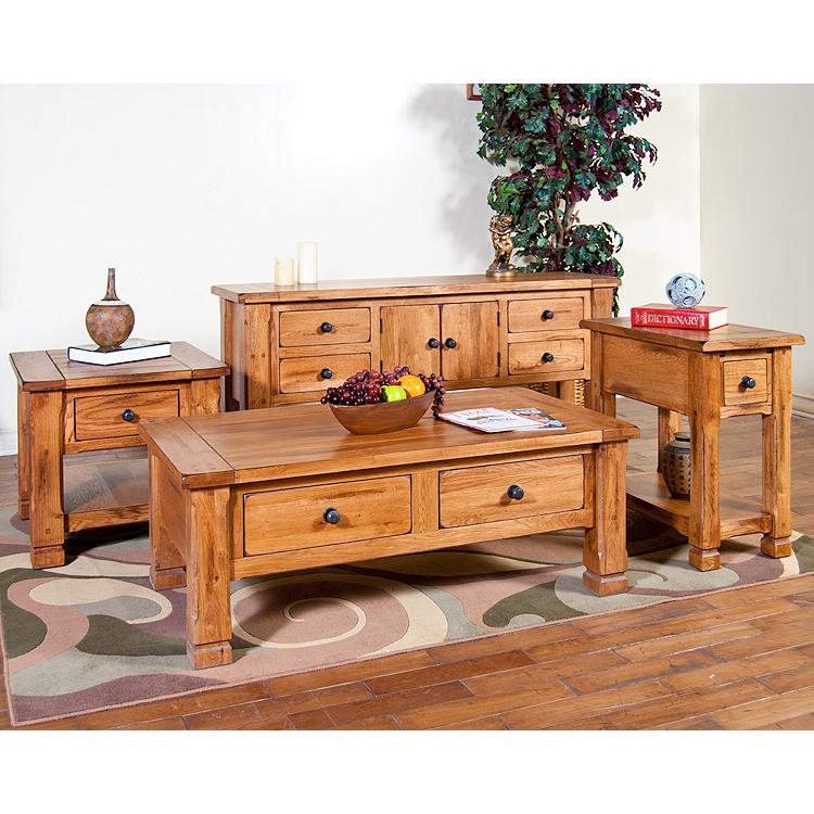 Rustic Oak & Slate Collection Rustic OakTable Set 3133RO