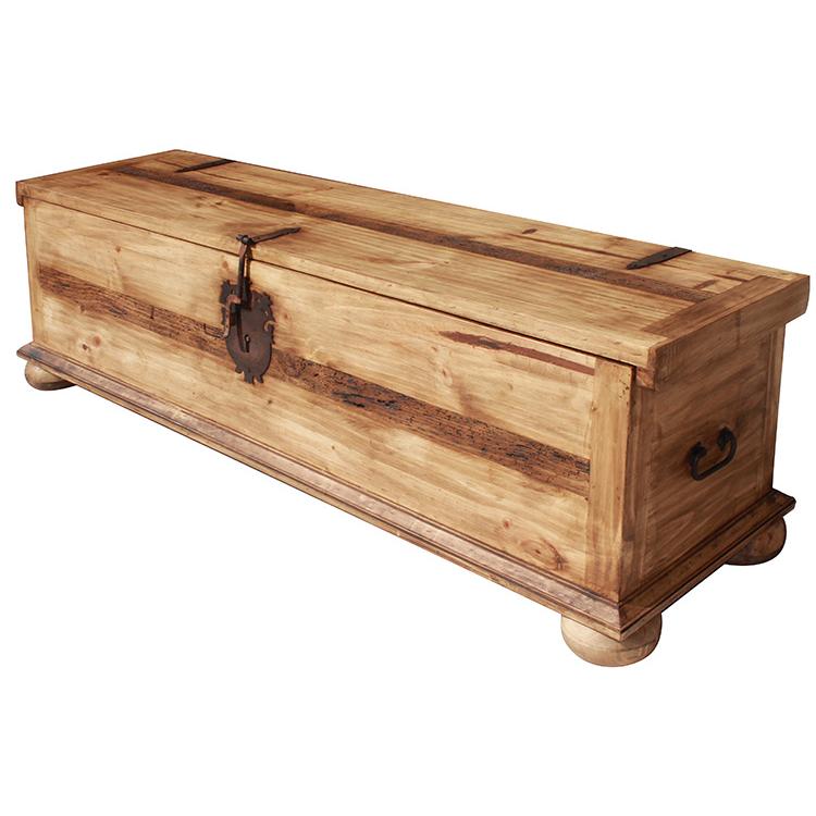 Rustic Pine Collection King Trunk with Feet ARC13