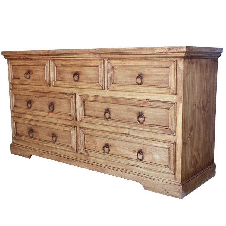 Rustic Pine Collection Oasis Dresser COM062
