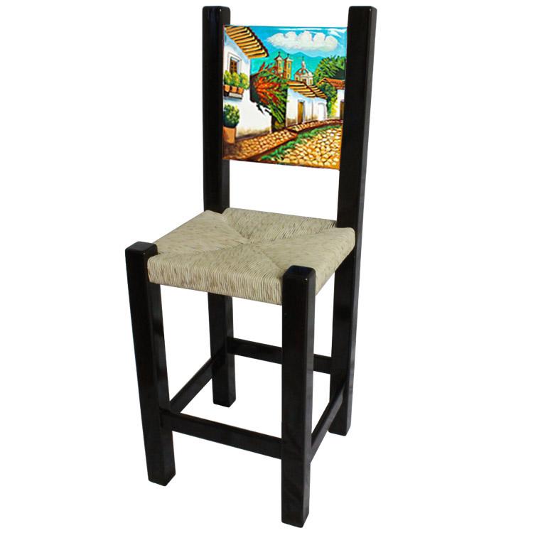 La Candona Collection Painted Pueblo Bar Stool LCC100BS