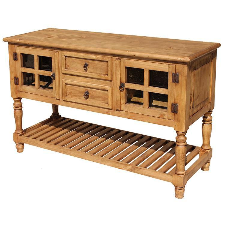 Rustic Pine Collection Doria Console Table COM039