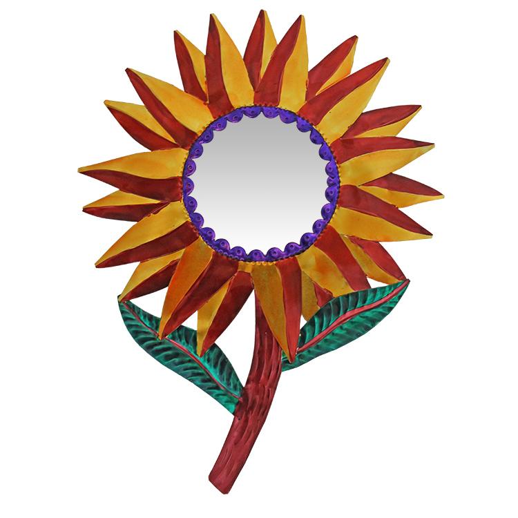 Painted Tin Mirrors Collection Sunflower Mirror PMIR100