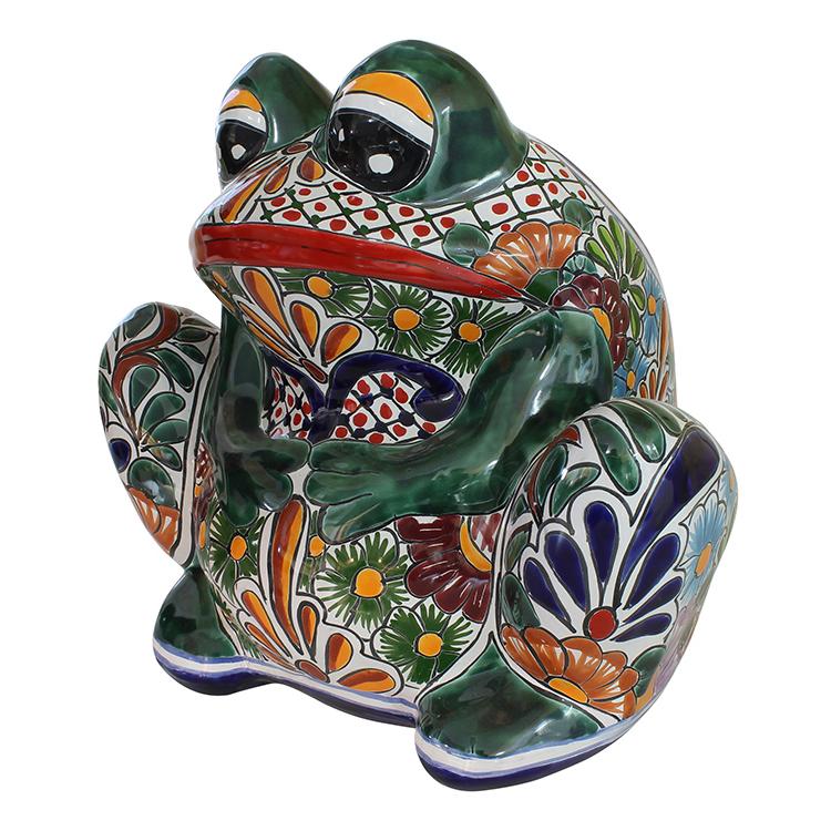 Talavera Planters Collection - Talavera Frog Planter - TP065 Talavera Planters Collection - Talavera Frog Planter - TP065