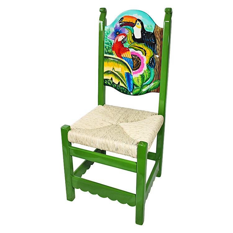 La Candona Collection Carved Birds Chair LCC030