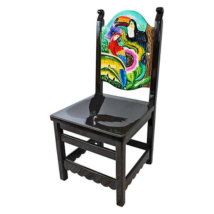 La Candona Collection Carved Birds Chair LCC070