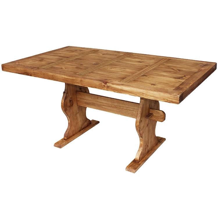 Rustic Pine Collection - Trestle Dining Table - MES01