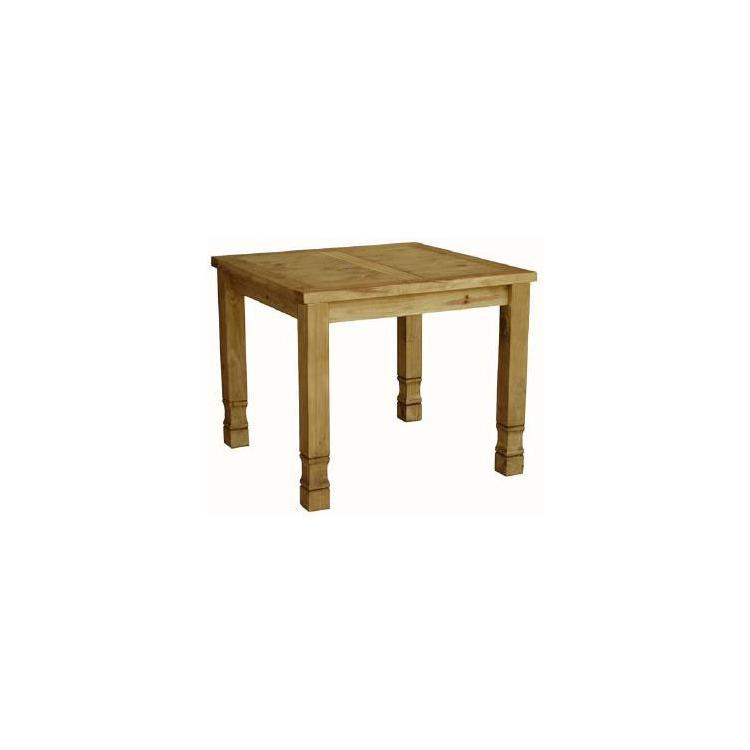 Rustic Pine Collection Square Julio Dining Table MES35