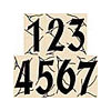 Ceramic House Numbers - Adobe Sand Color