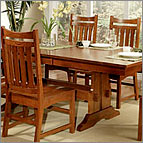 Trestle Dining Table - Heartland Oak Collection