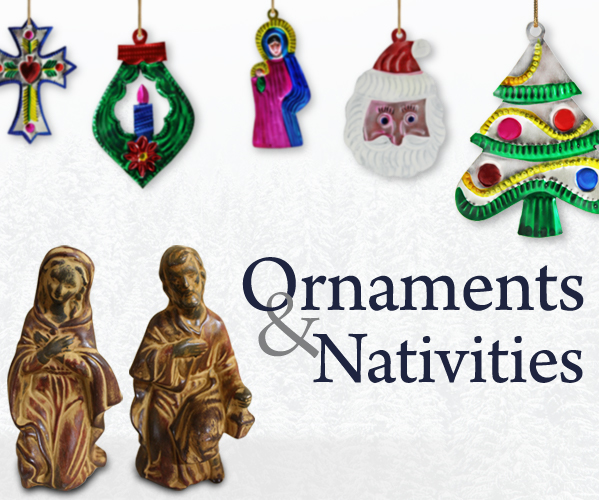 Handmade Christmas Ornaments and Nativities