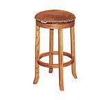 Rustic OakSwivel Barstool