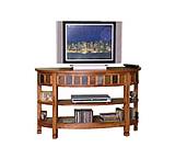 Rustic Oak48 Curved TV Console