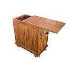Rustic OakSliding Top Cabinet