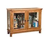Rustic OakConsole Curio