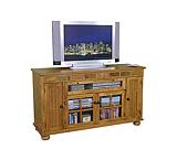 Rustic OakCounter Height TV Console