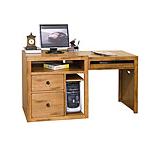 Rustic Oak Expandable Computer Desk