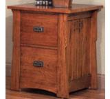 Mission OakTwo-Drawer File Cabinet