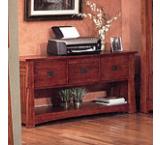 Mission Oak Sofa Table w/Drawers