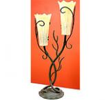 Nyree CollectionDouble Table Lamp White