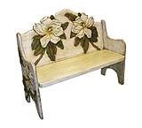 Two Magnolias Bench