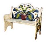 Blue Lily Bench