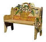 Flower Basket Bench