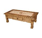 Texana Star Coffee Tablew/Inlaid Marble