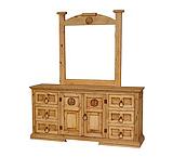 Mansion Star Dresser w/Lg. Star Mirror Frame