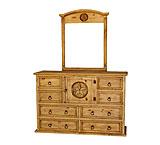 Celeste Star Dresser w/Mirror Frame