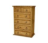 Tall Colonial Dresser w/Rope Edge