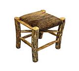 Rustic Log Foot Stool