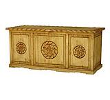 3 Star Executive Desk w/Rope Top & Keyboard Tray