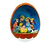 Orange Nativity Egg
