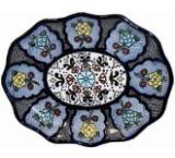 Waved Oval Platter