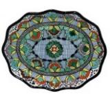 Waved Oval Platter