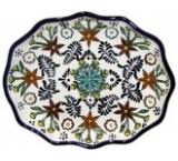 Waved Oval Platter