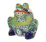 Talavera Frog Planter