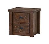 Barnwood 2-Drawer Nightstand