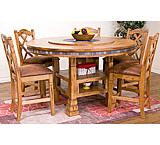Rustic OakAdjustable Dining Table